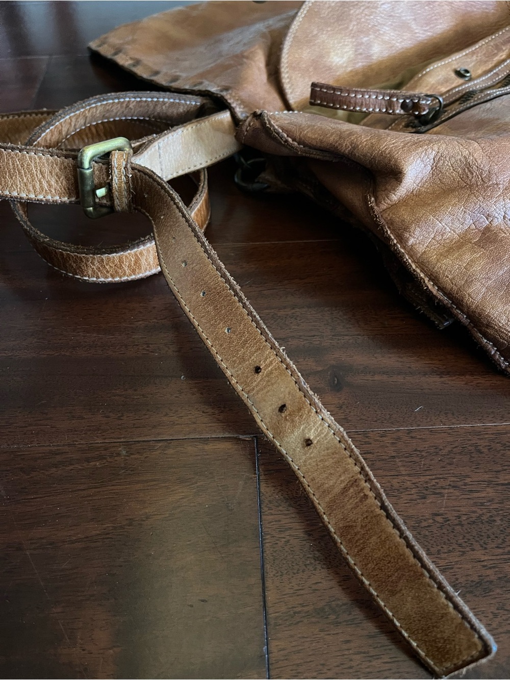 Southwest studded leather bag messenger Italy pockets Sedona Western Cowgirl - Picture 2 of 10